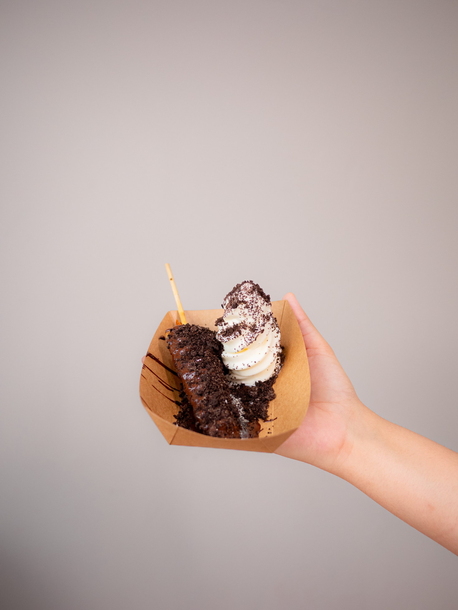 Waffle Stick with Ice Cream